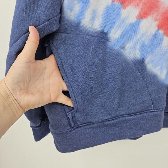 Free People Movement Ombre Metti Crew Sweatshirt Blue Women’s Size M Athleisure - Picture 6 of 13